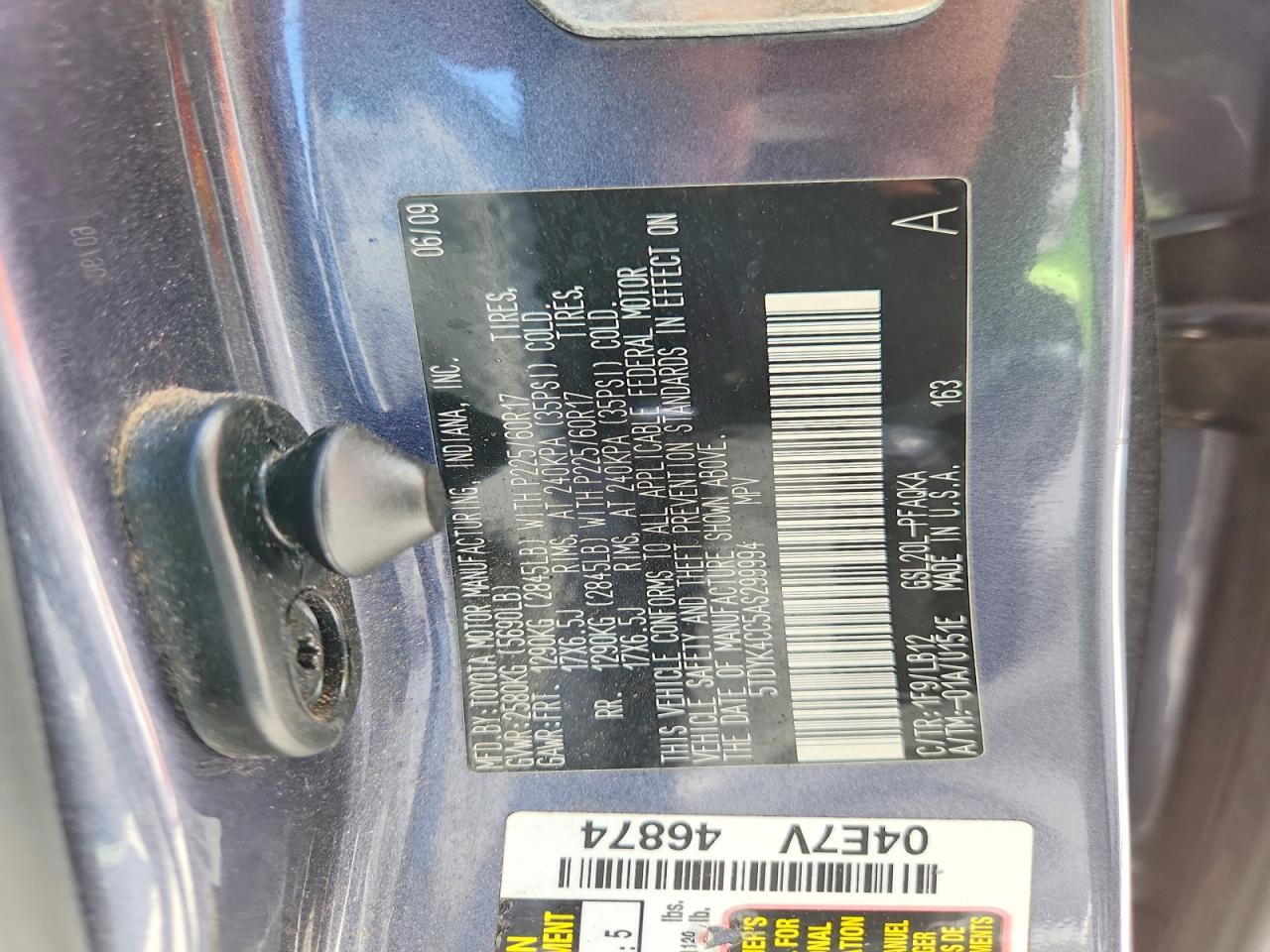 Toyota Sienna Xle