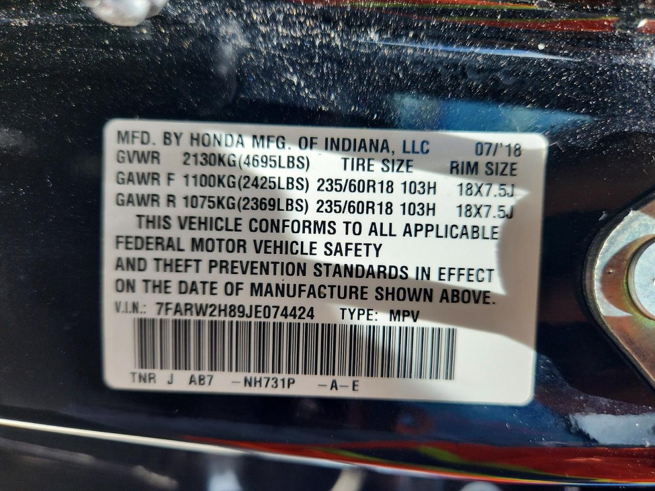Honda Crv Exl