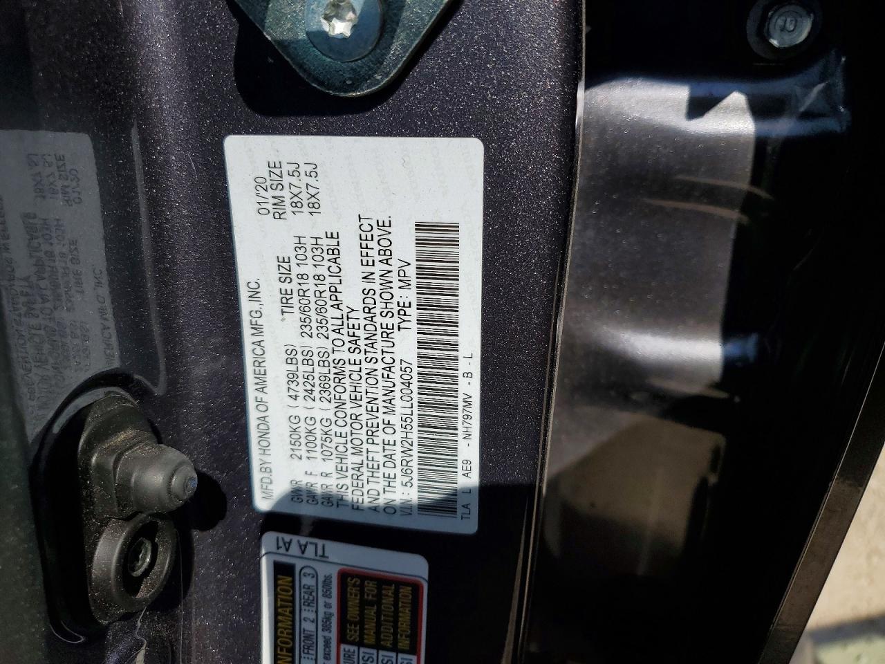 Honda Crv Ex