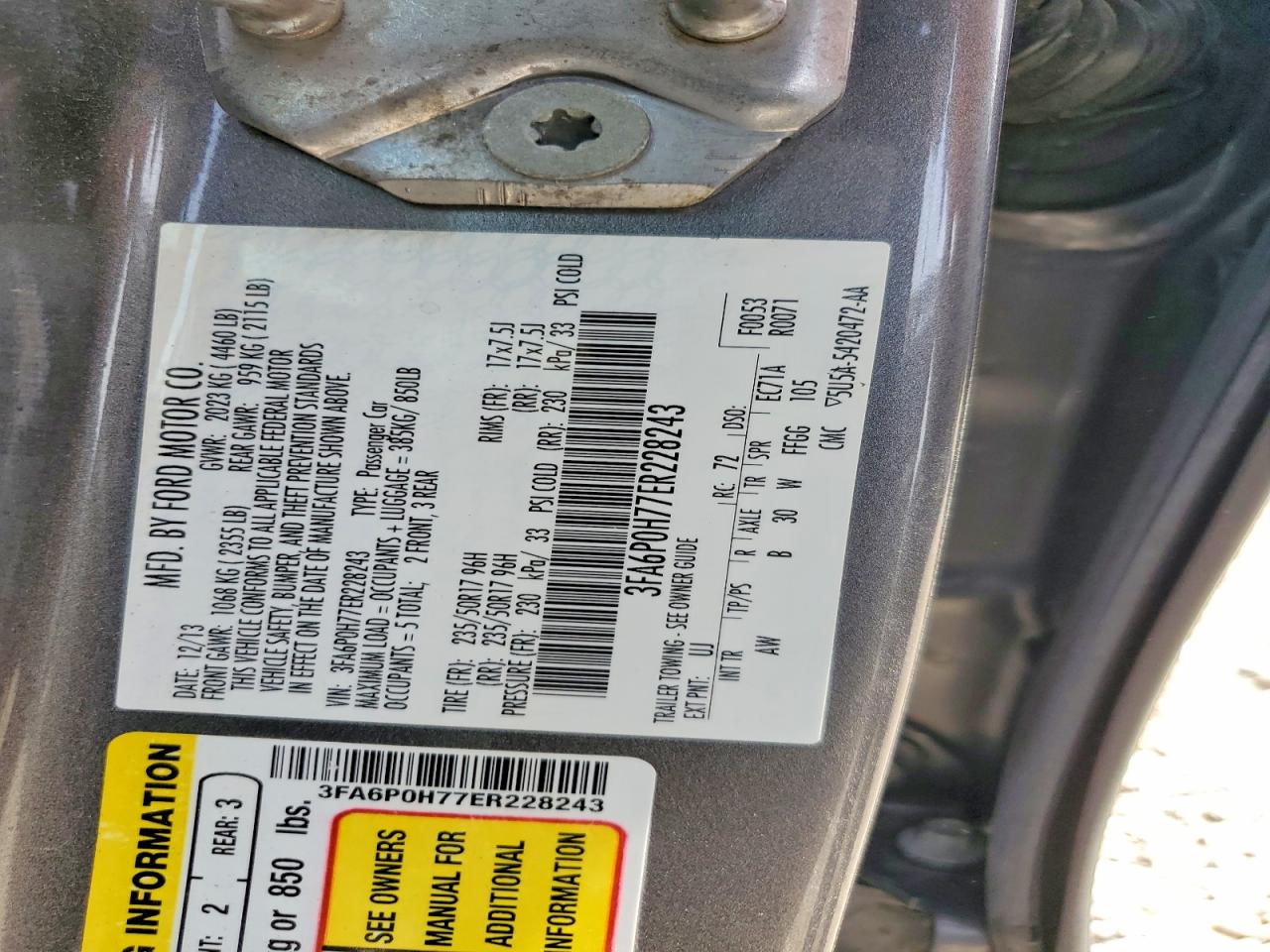 Ford Fusion Se