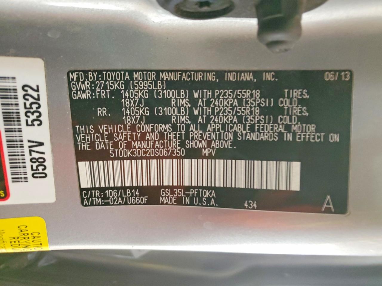 Toyota Sienna Xle 7-passenger