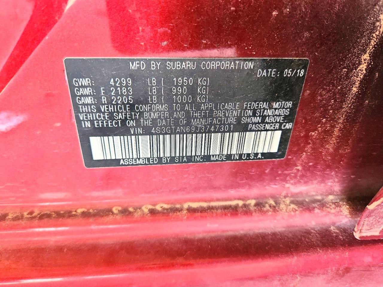 Subaru Impreza Limited