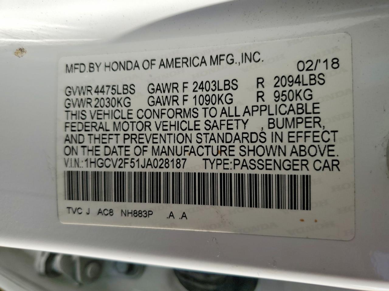 Honda Accord Exl