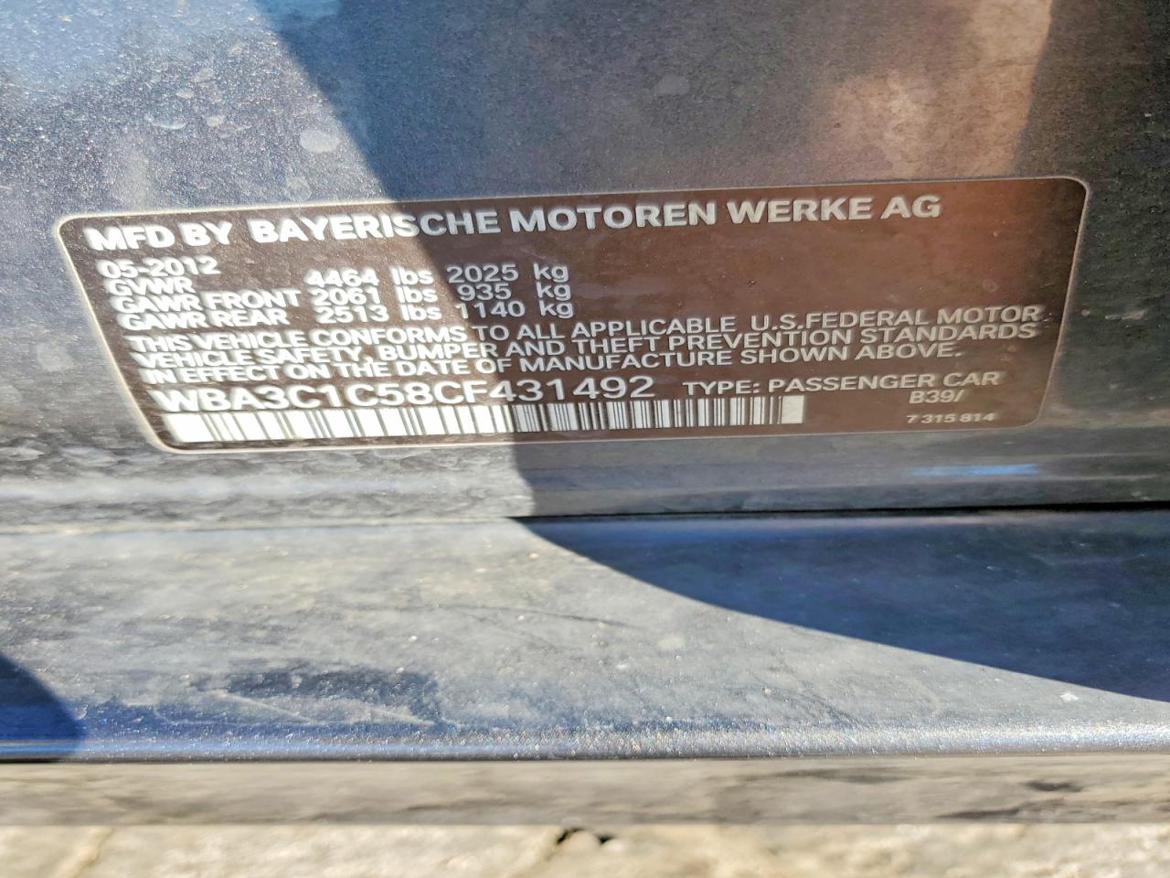 BMW 3 Series I Sulev