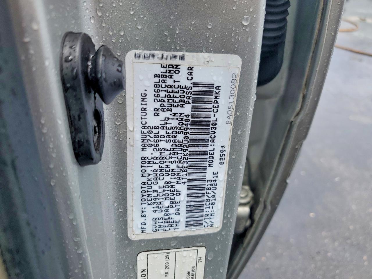 Toyota Camry Le