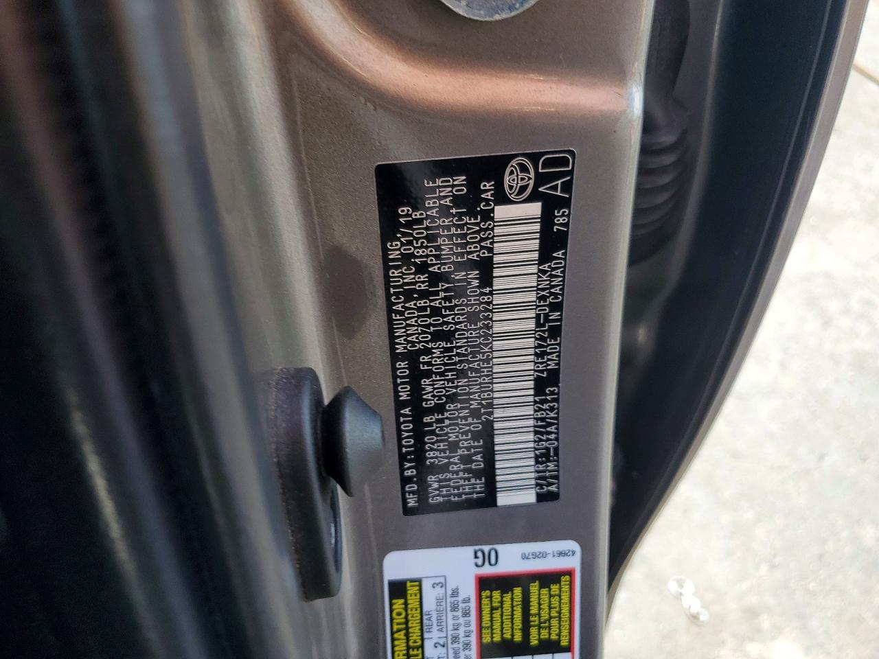 Toyota Corolla Le