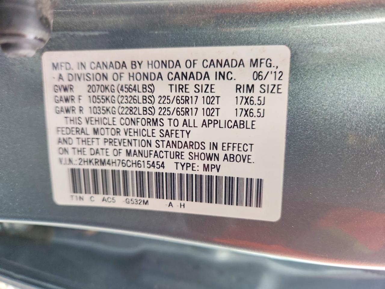 Honda Crv Exl