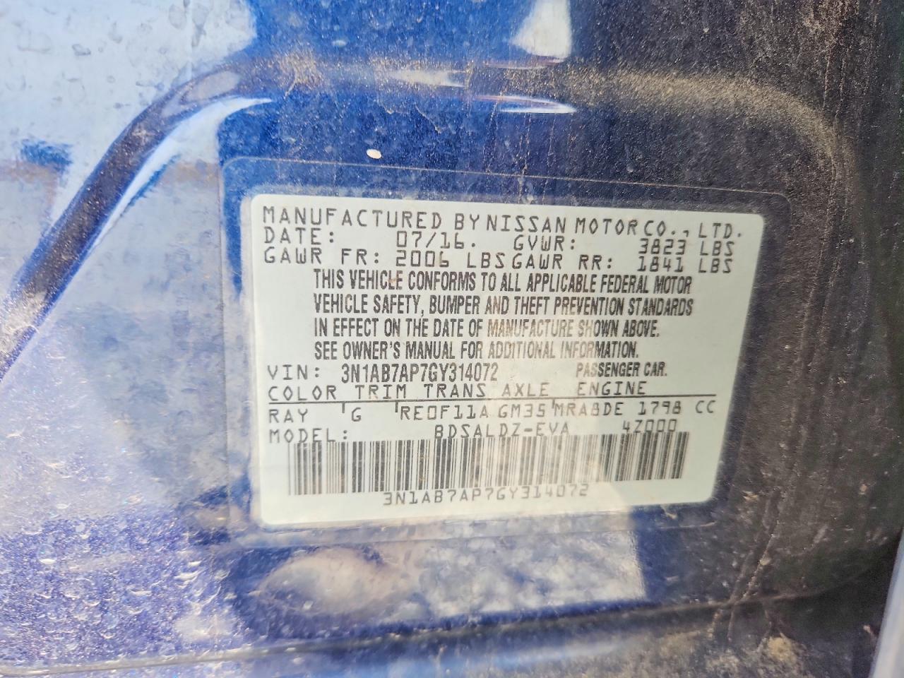 Nissan Sentra Sv