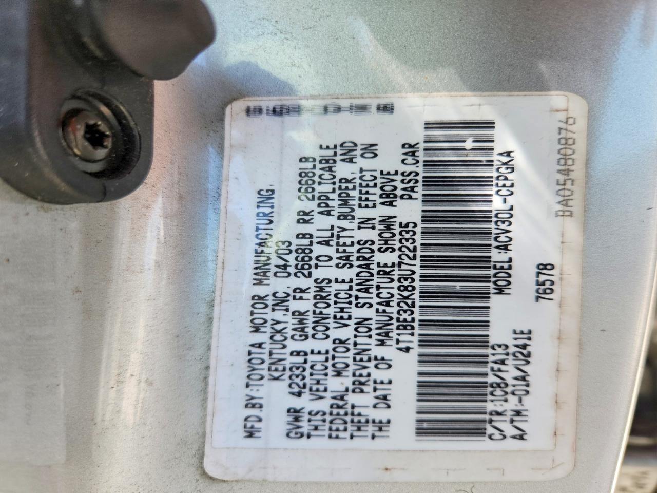 Toyota Camry Xle