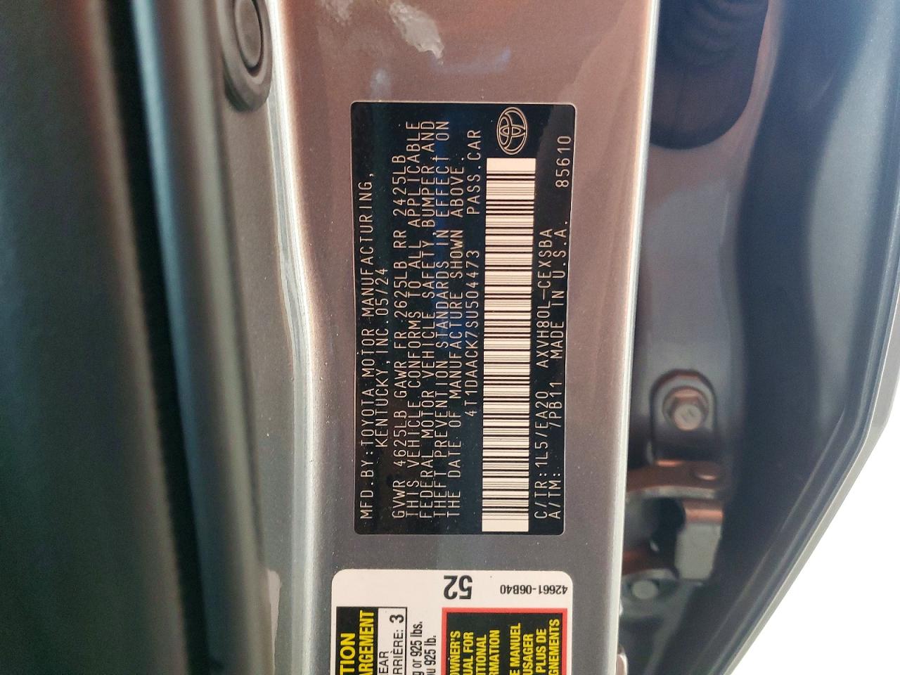 Toyota Camry Se
