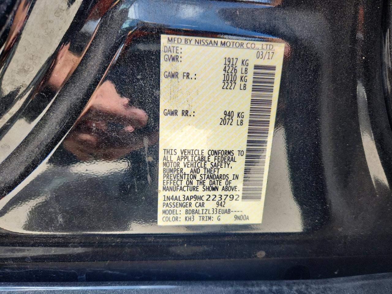 Nissan Altima 2.5 Sv