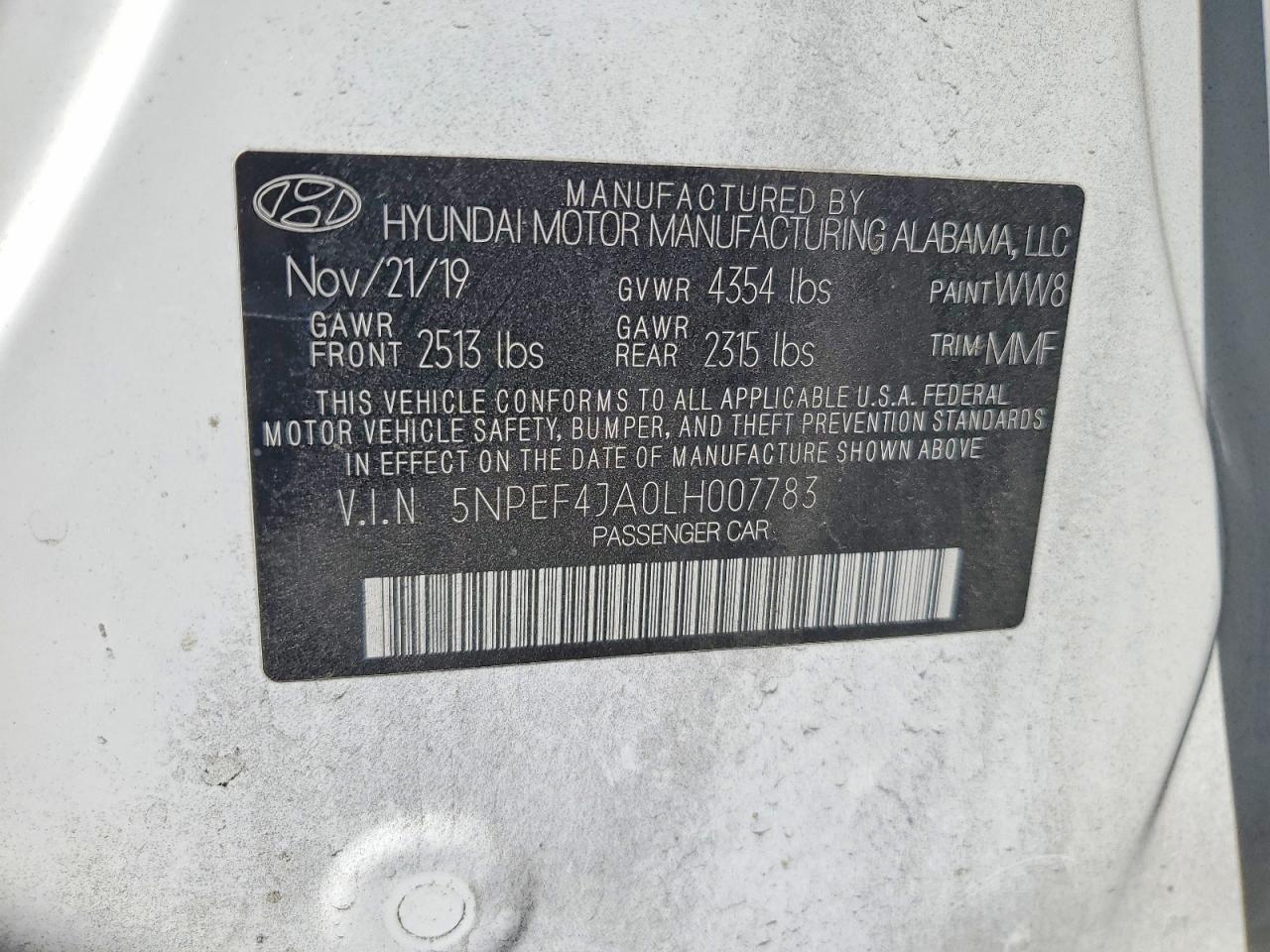 Hyundai SONATA Sel
