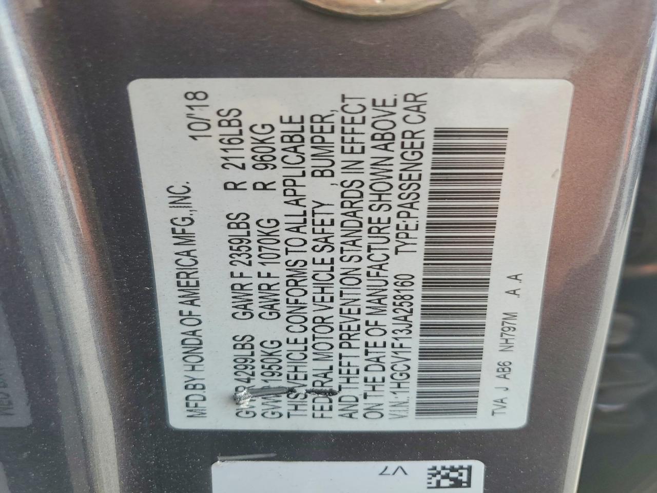 Honda Accord Lx
