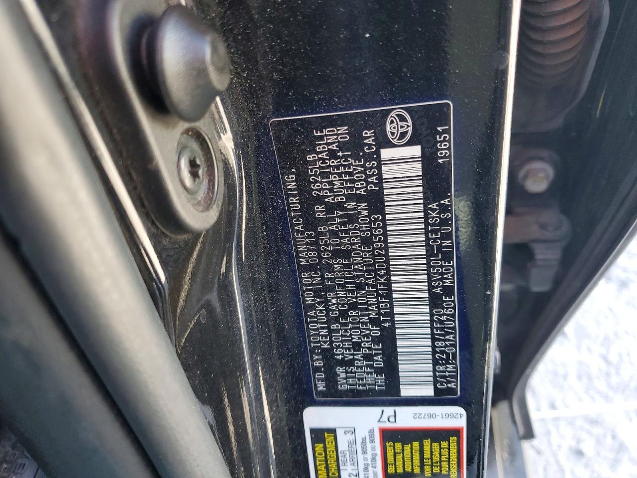 Toyota Camry Se