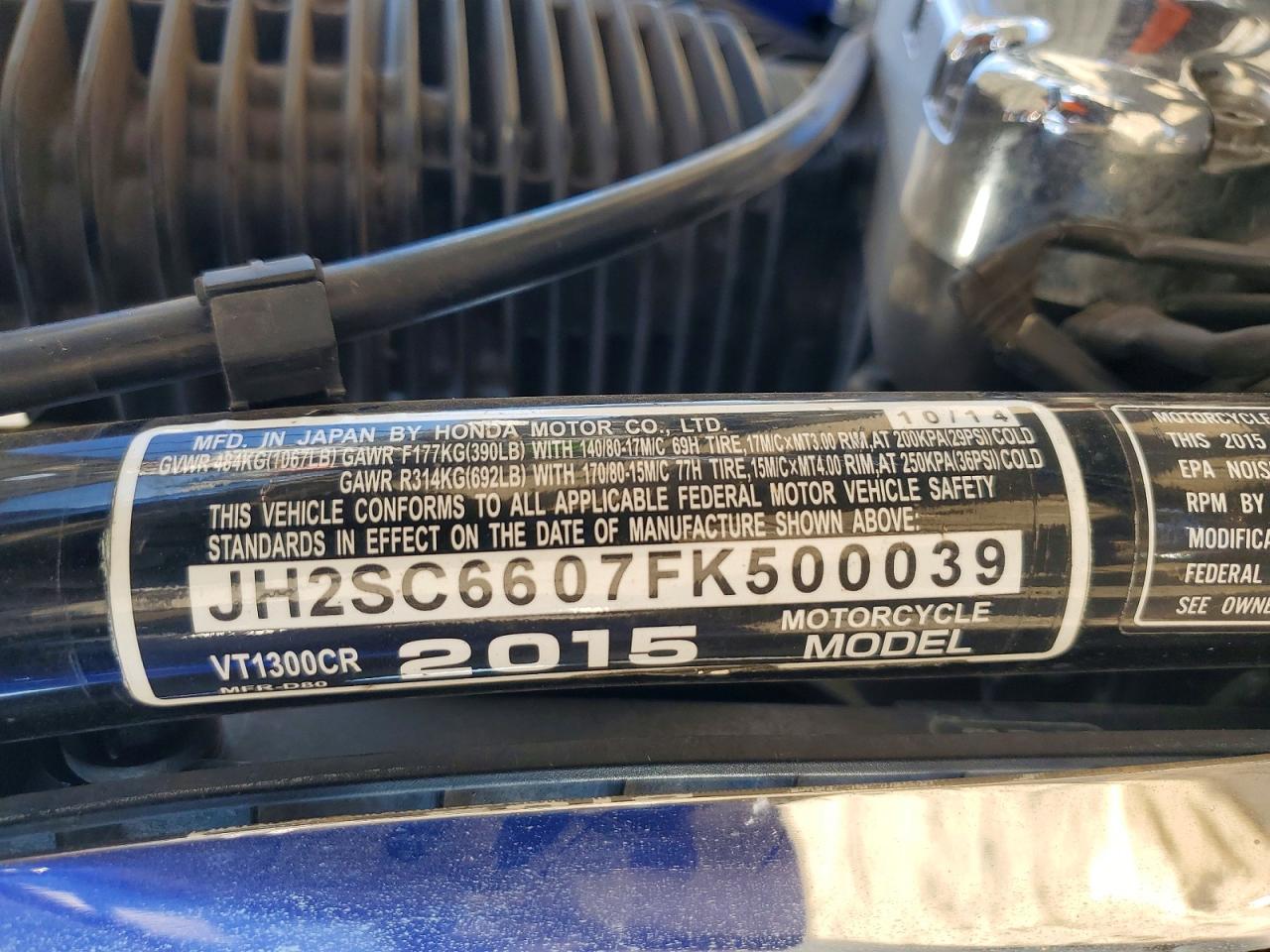 Honda Vt Cycle Cr