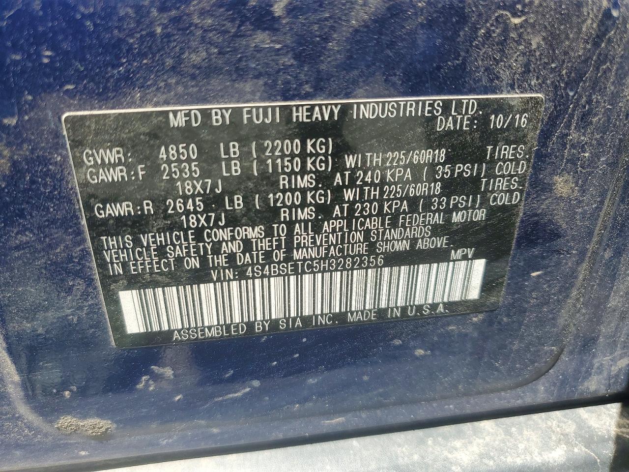 Subaru Outback Touring