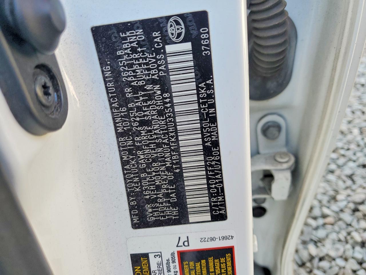 Toyota Camry Se