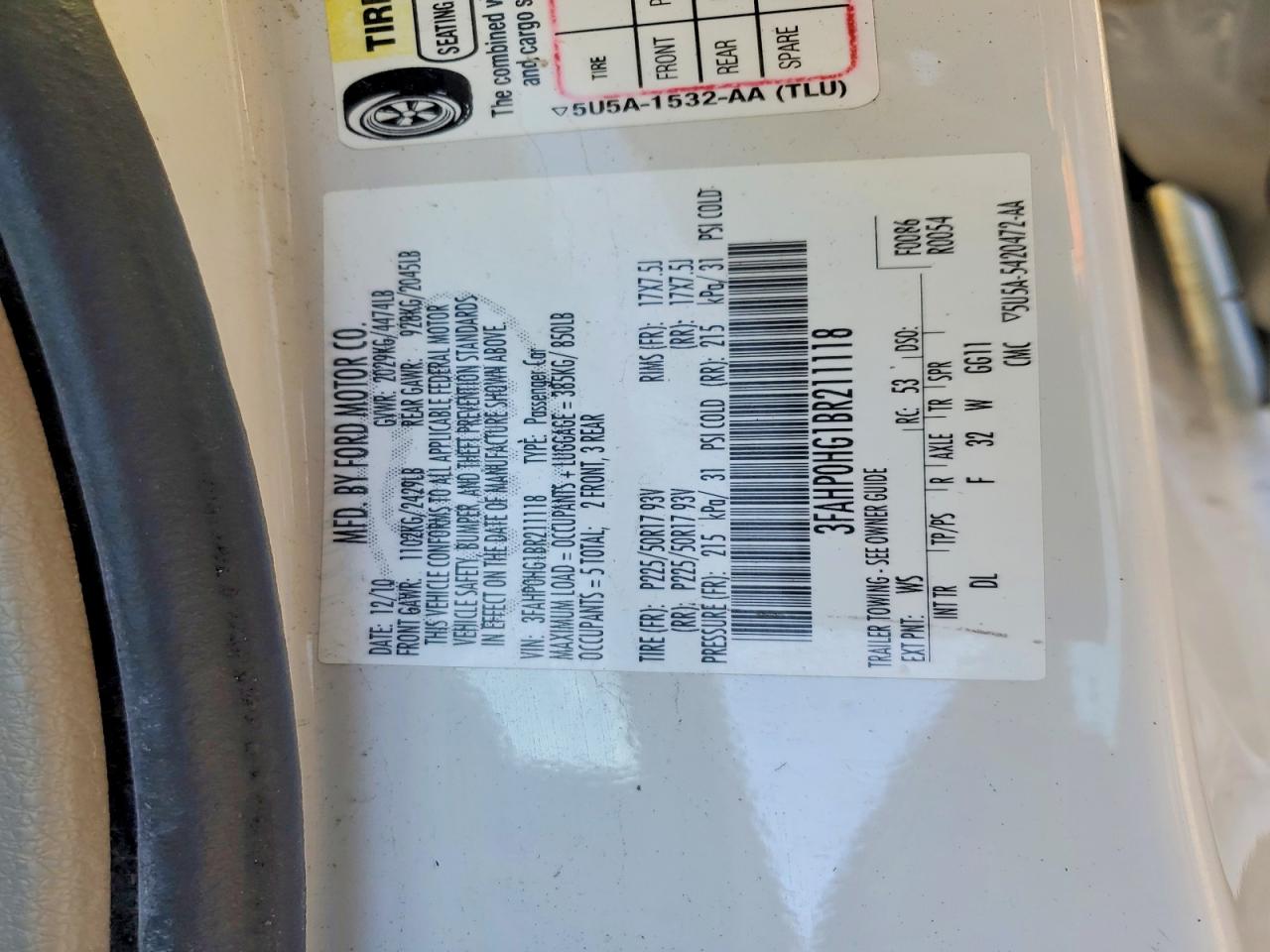 Ford Fusion Se