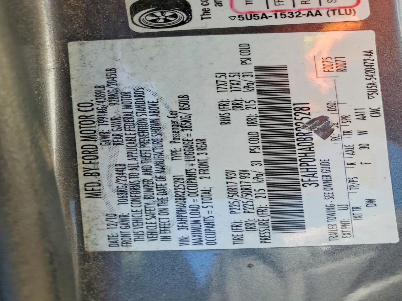 Ford Fusion Se