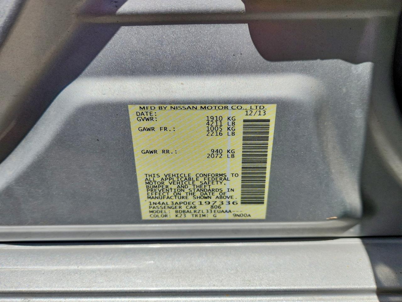 Nissan Altima 2.5 S