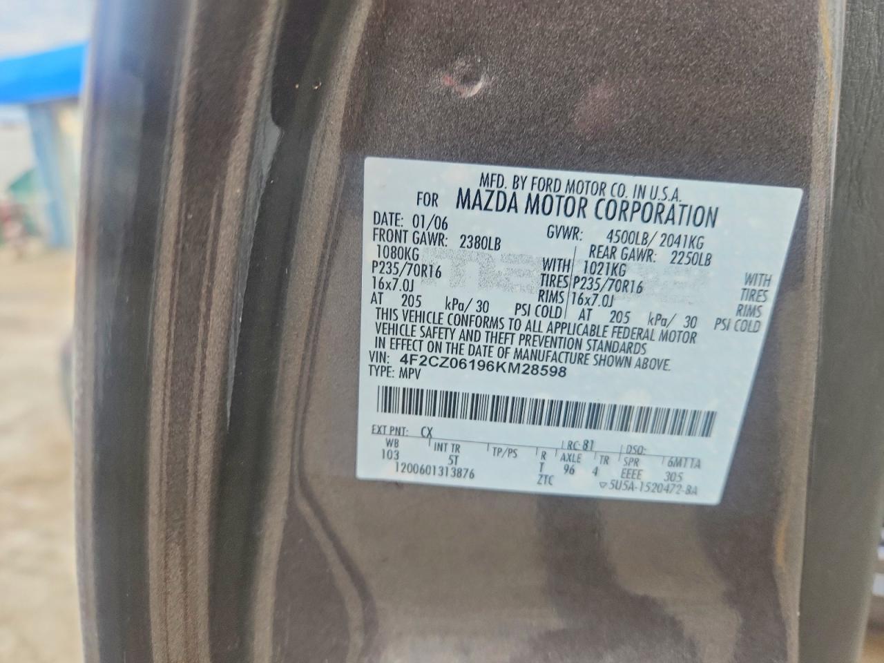 Mazda Tribute S