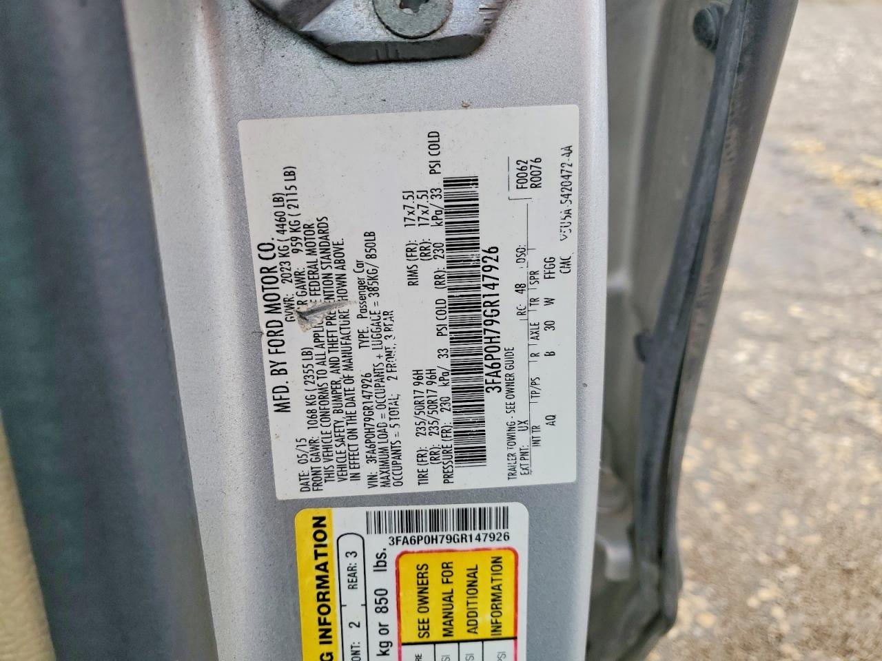 Ford Fusion Se