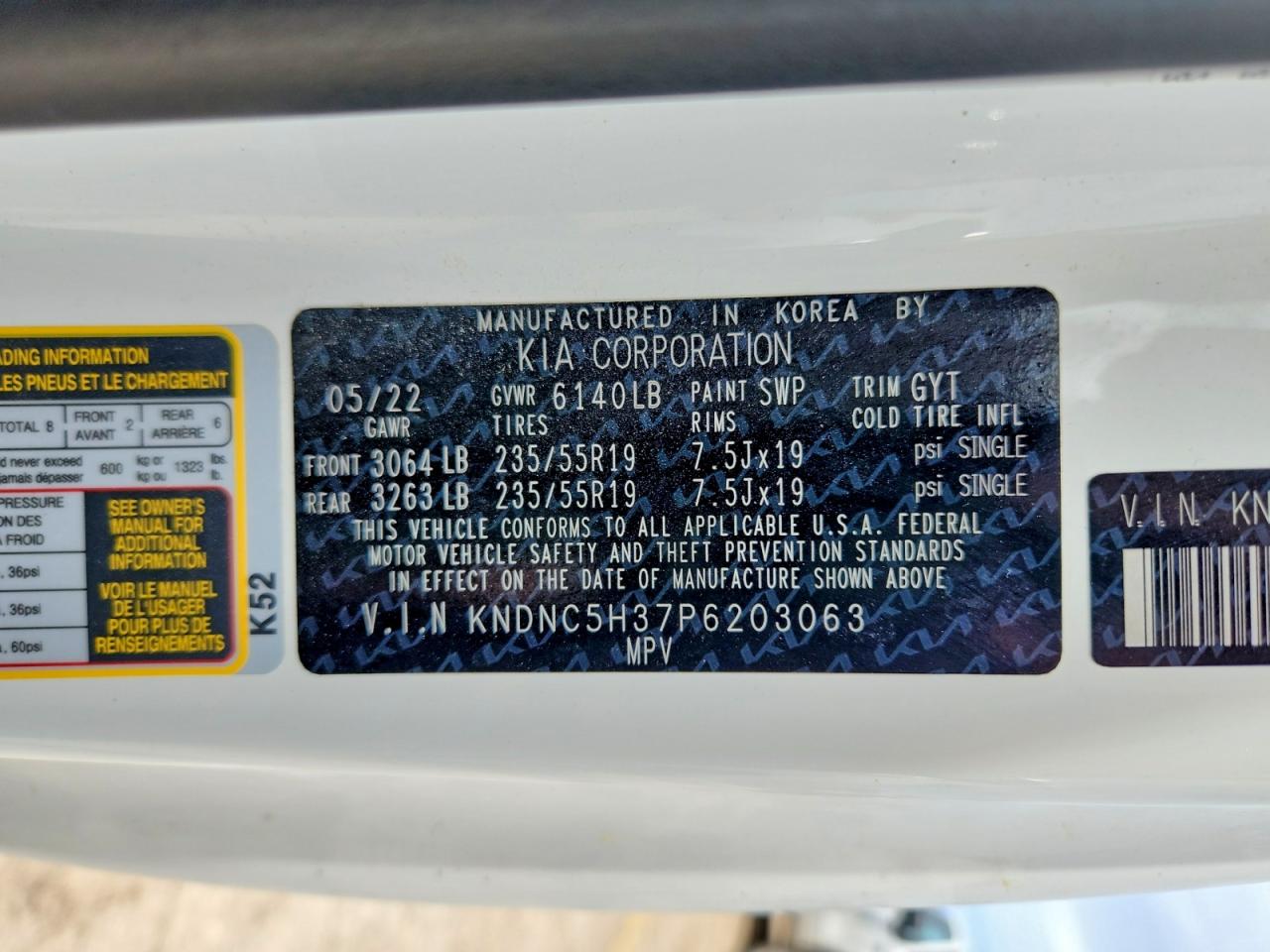 Kia Carnival Ex