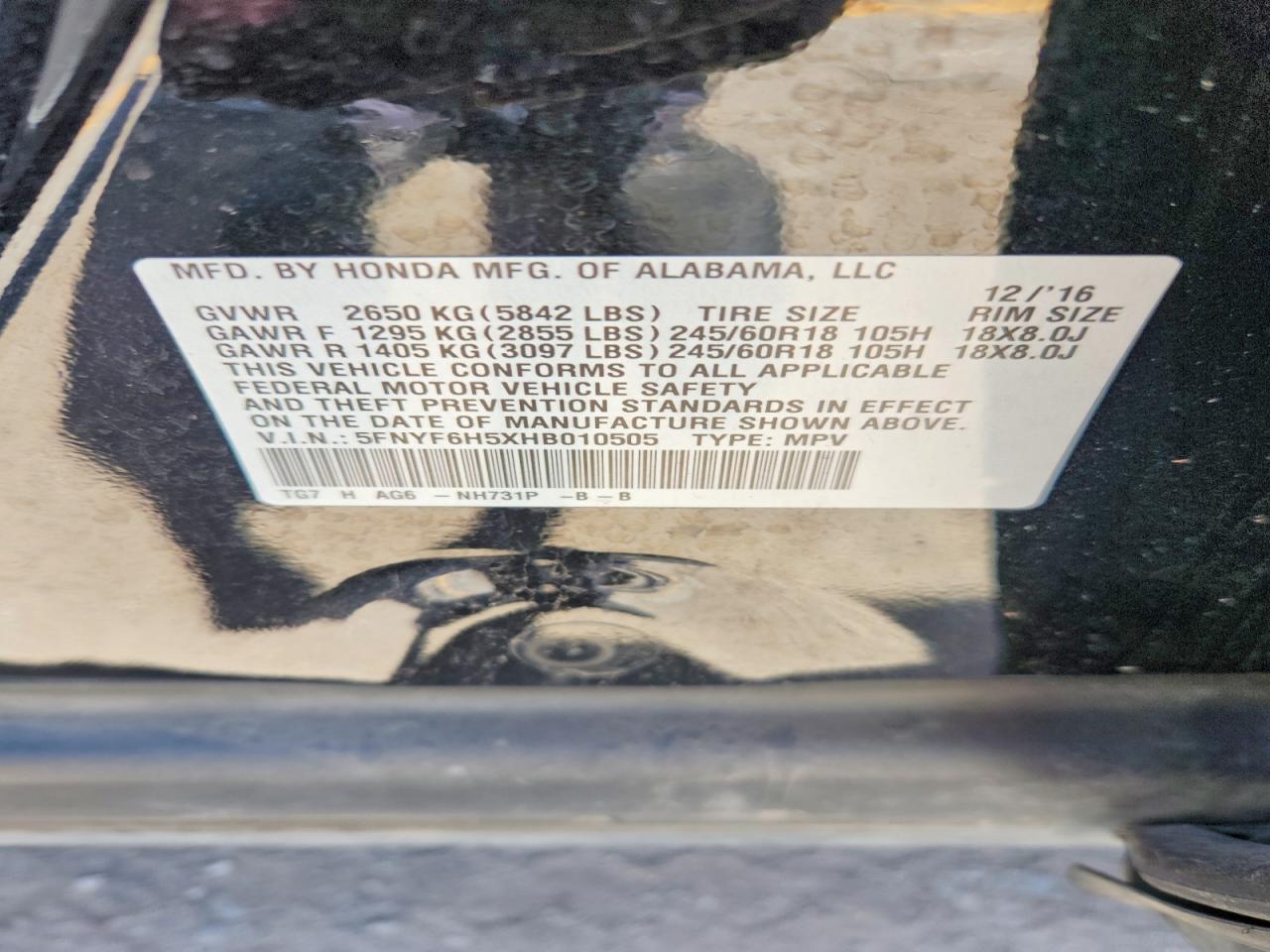 Honda Pilot Exl