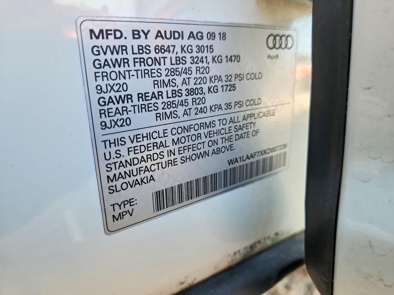 Audi Q7 Premium Plus