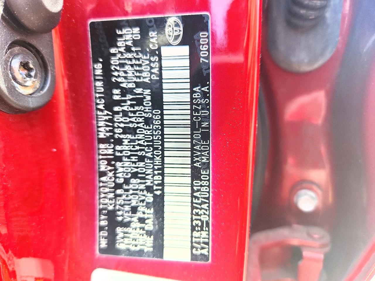Toyota Camry Se