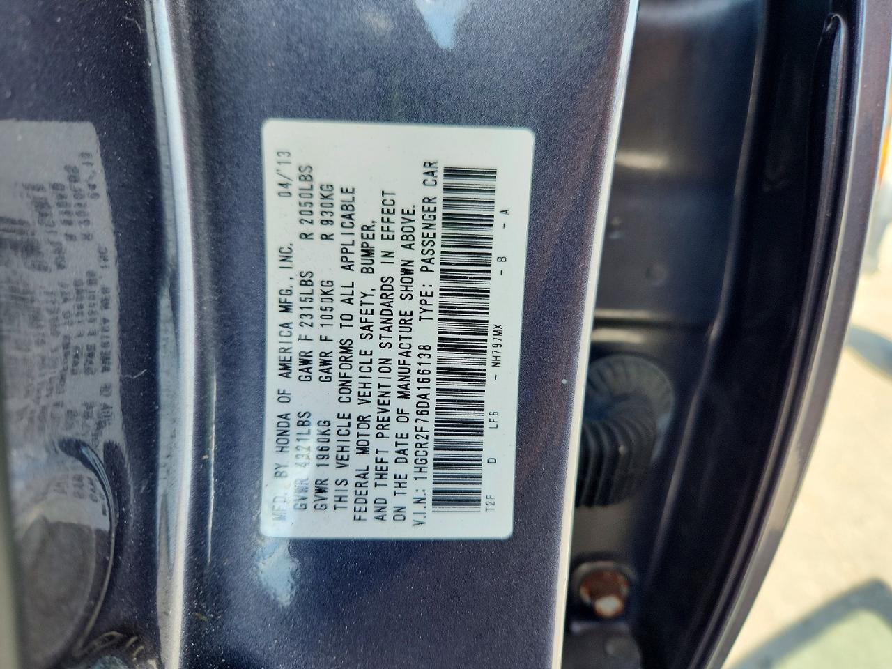 Honda Accord Ex