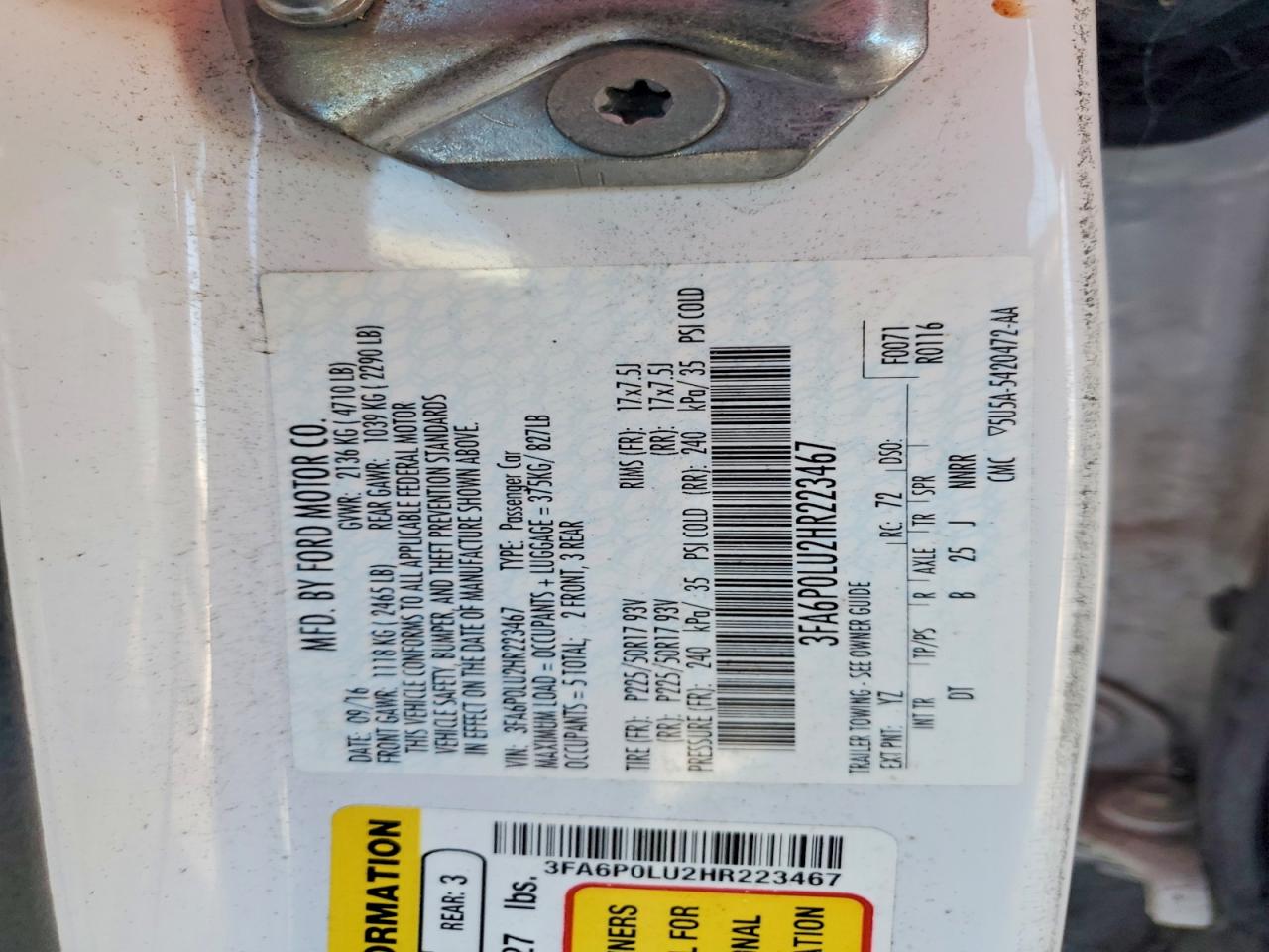 Ford Fusion Se Hybrid