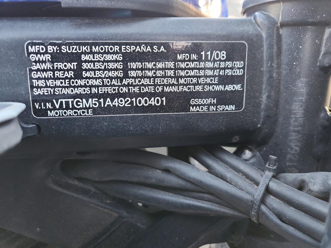 Suzuki Cycle Gs