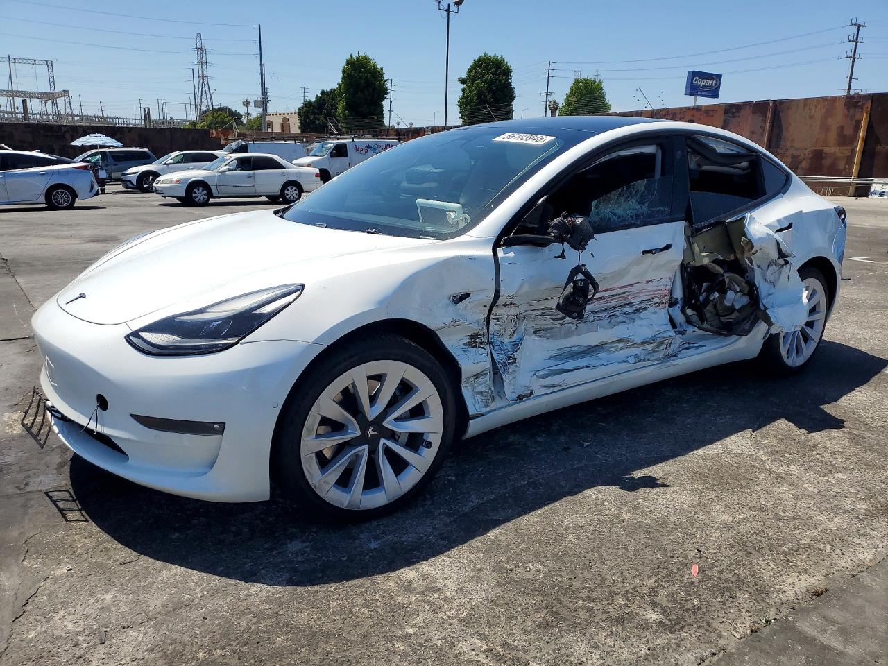 Salvage Tesla Model 3 Image