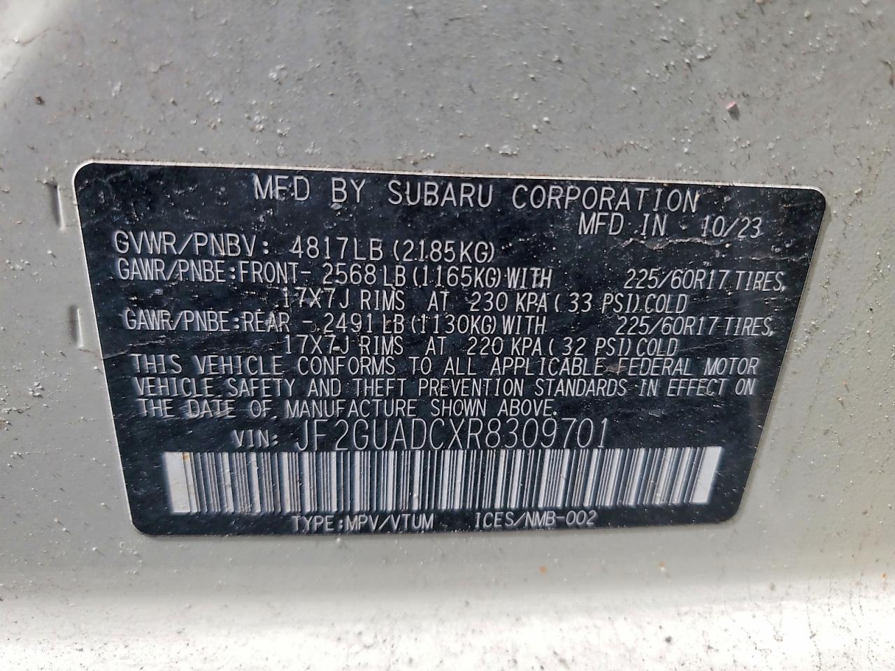 Subaru Crosstrek Premium