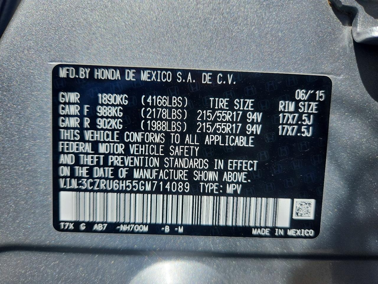 Honda HR-V Ex