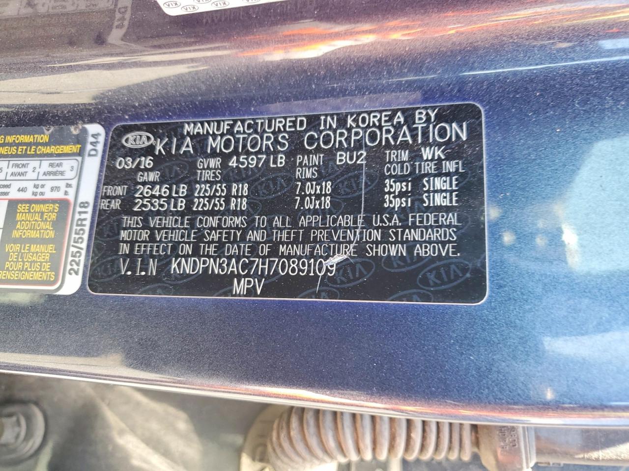 Kia Sportage Ex