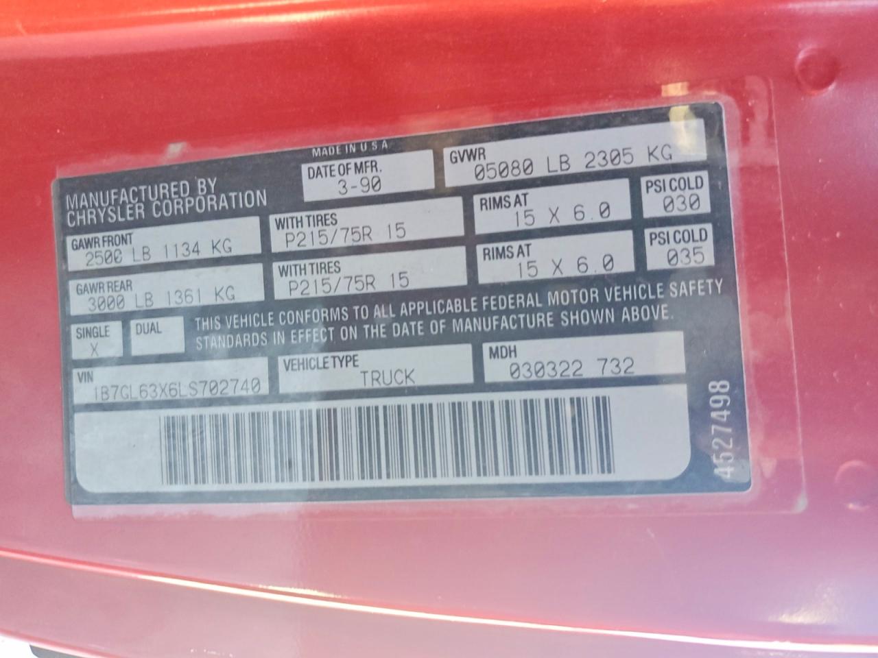 Dodge Dakota Sport