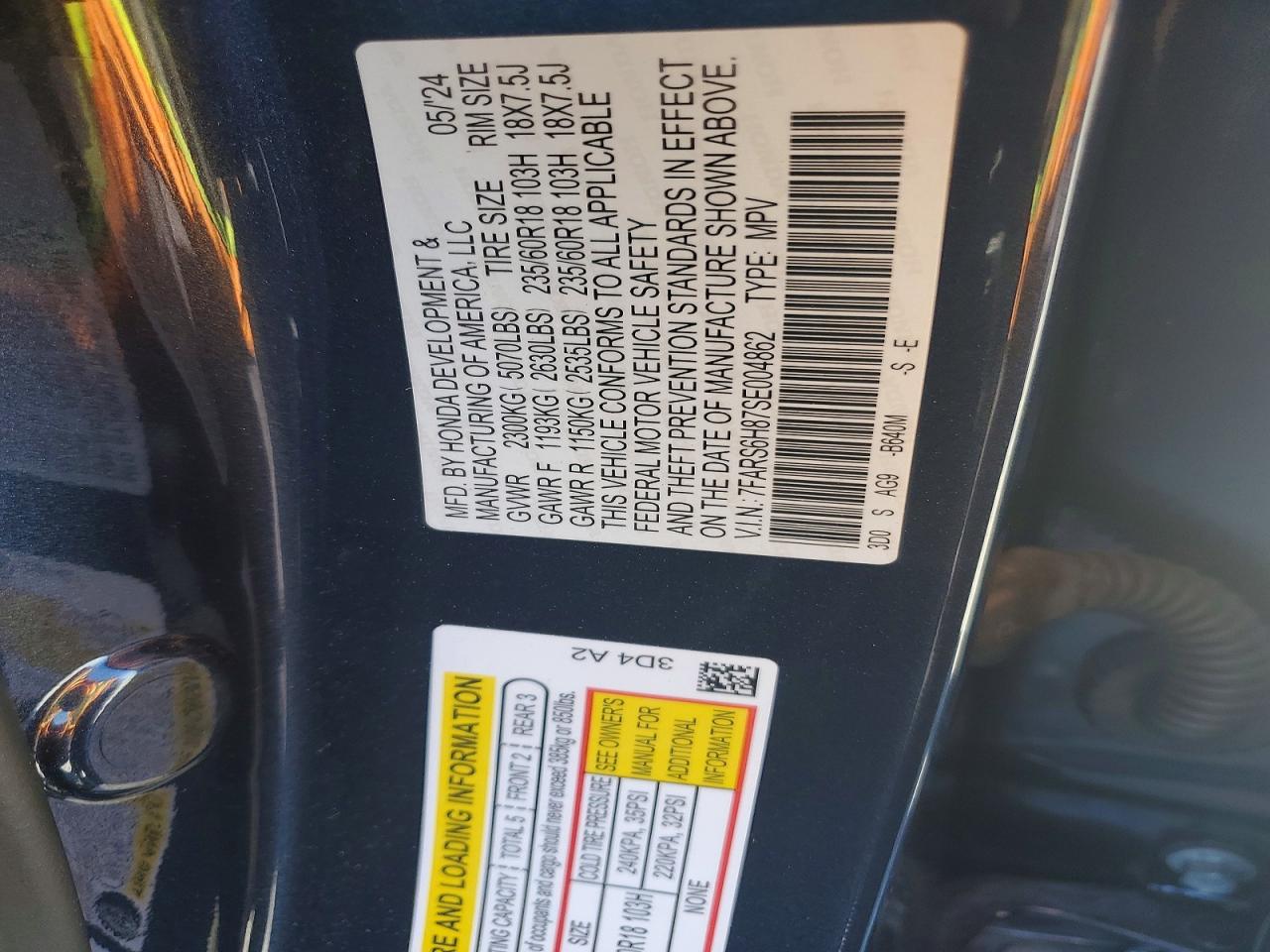 Honda Crv Sport-l