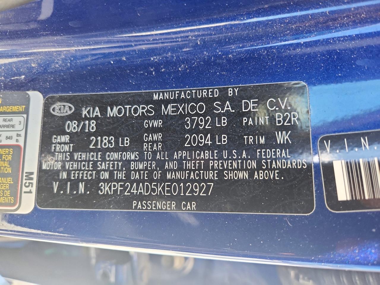 Kia Forte Lxs