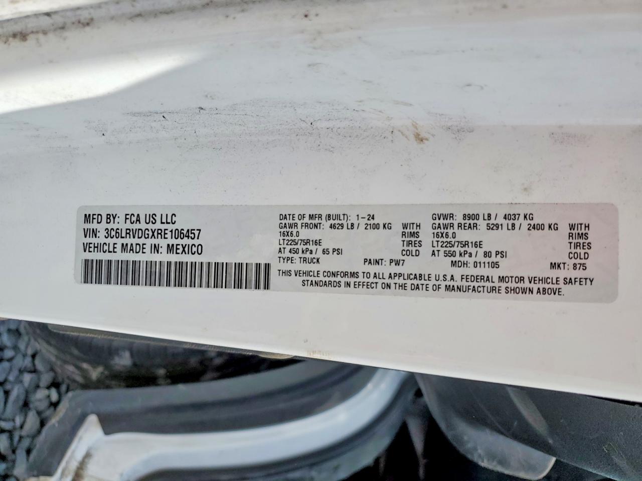 Ram Promaster 2500 High