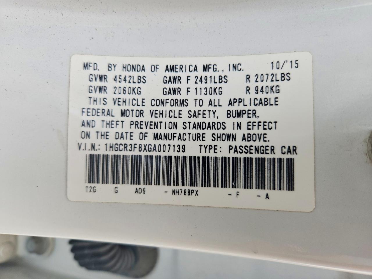 Honda Accord Exl