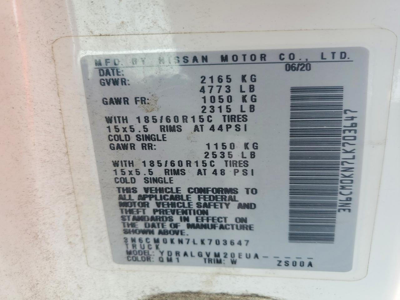 Nissan Nv Sv