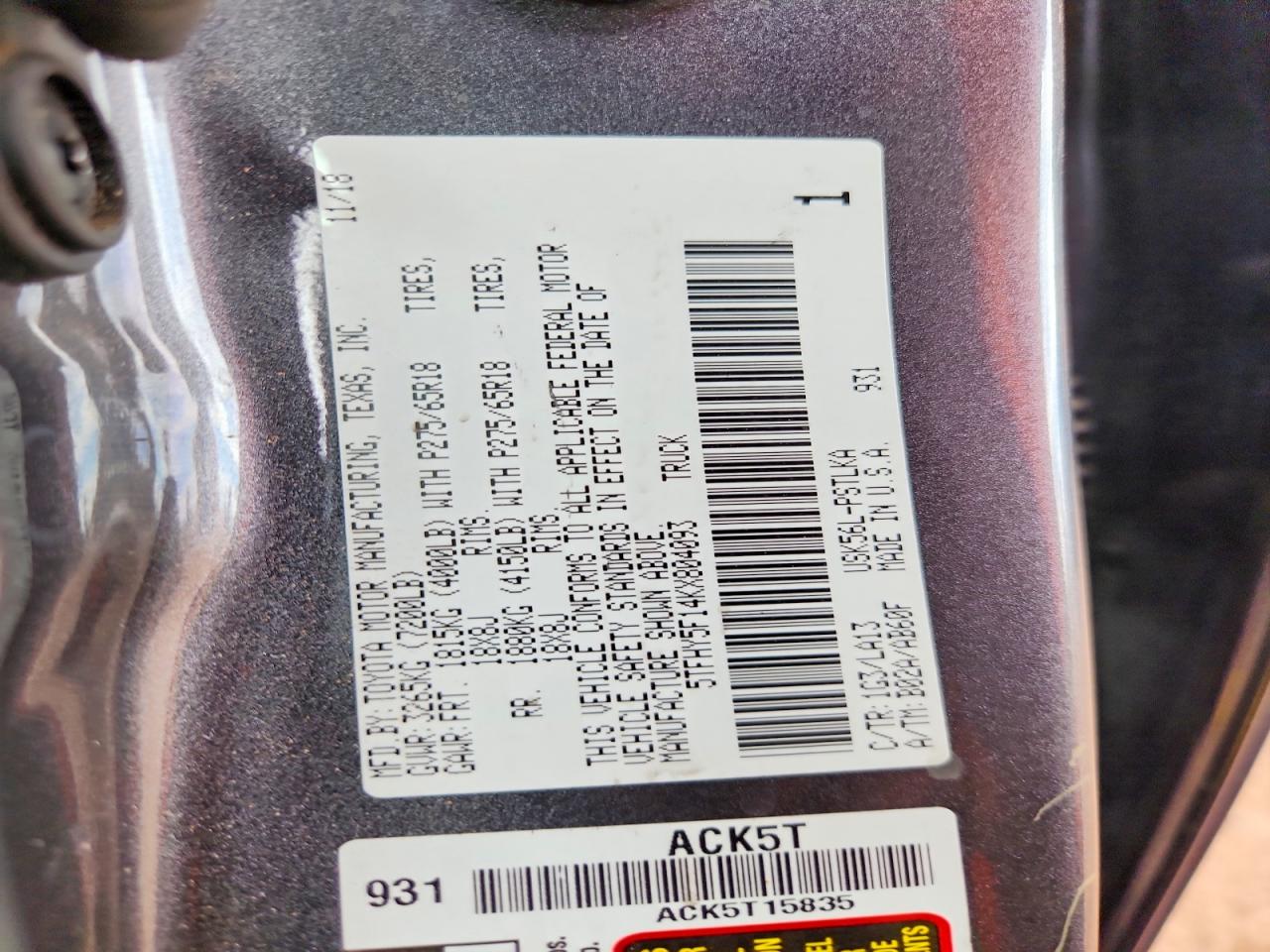 Toyota Tundra Crewmax Limited