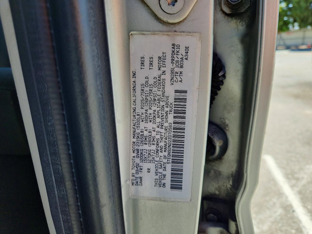 Toyota Tacoma Prerunner V6