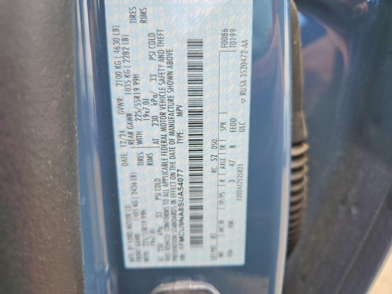 Ford Escape St Line Select