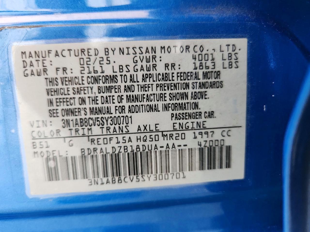 Nissan Sentra Sv
