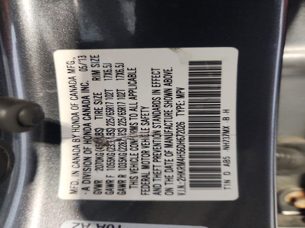 Honda Crv Ex
