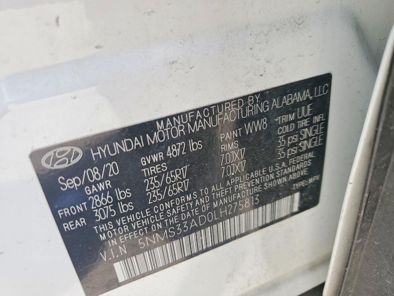 Hyundai SANTA FE Sel
