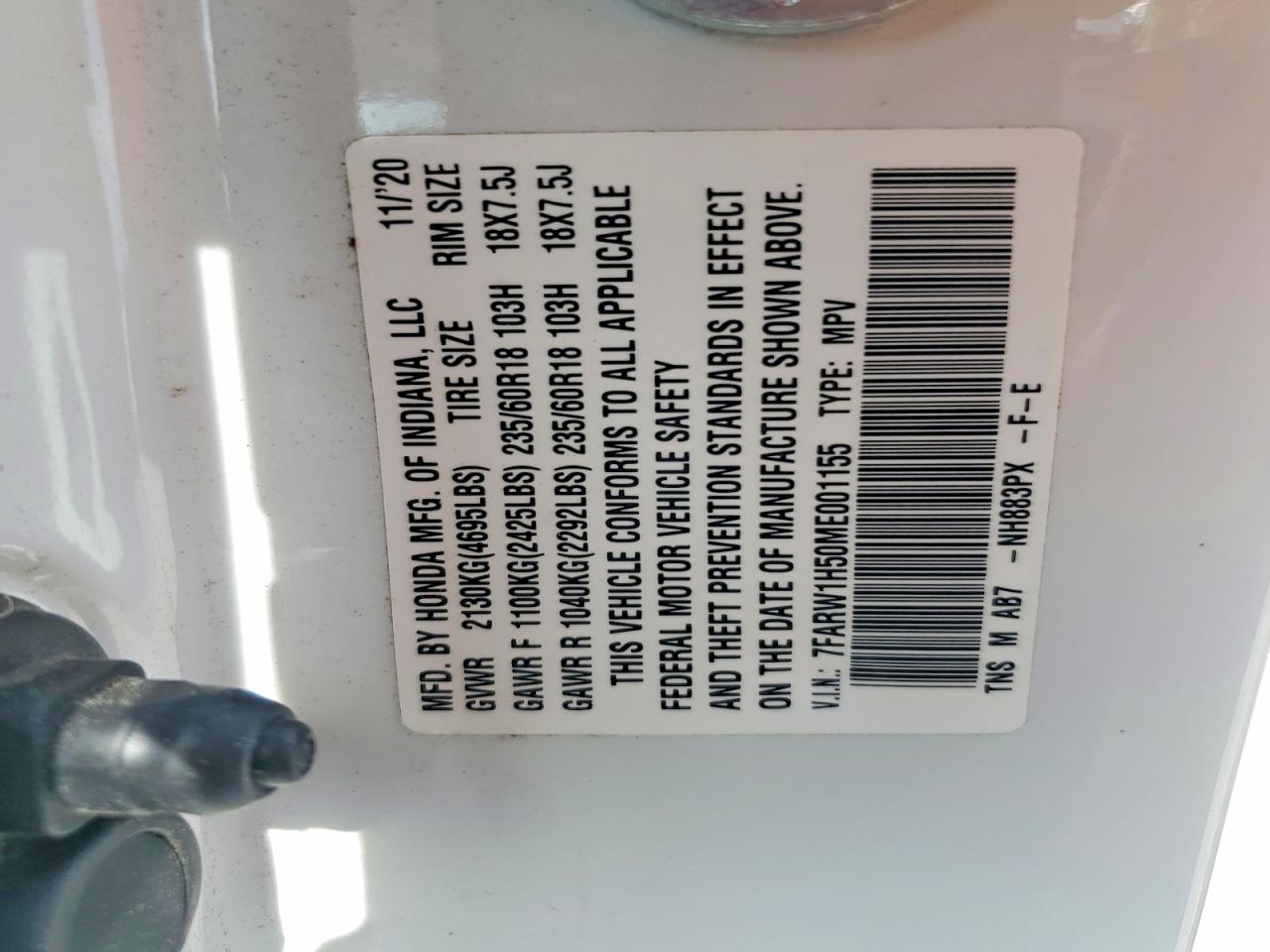 Honda Crv Ex